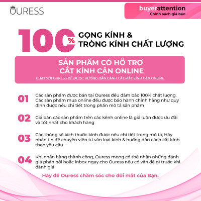 Gọng nhựa acetate 7018 siêu nhẹ siêu bền thời trang sang trọng OURESS