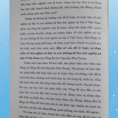 Một Số Vấn Đề Lý Luận Và Thực Tiễn Về Chủ Nghĩa Xã Hội Và Con Đường Đi Lên Chủ Nghĩa Xã Hội Ở Việt Nam