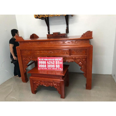 Án gian thờ gỗ gõ đỏ