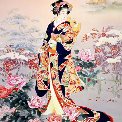 Bộ tranh xếp hình cao cấp 500 mảnh ghép – Geisha