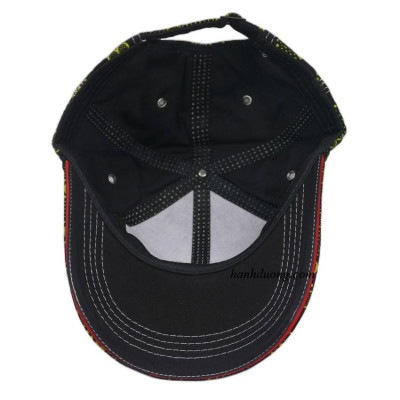 Nón kết chuồn chuồn sọc ba màu bên hông mũ lưỡi trai chuồn chuồn phù hợp cho cả nam và nữ