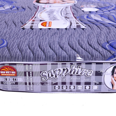Nệm foam ép Hàn Việt Hải Sapphire vải xốp gấm