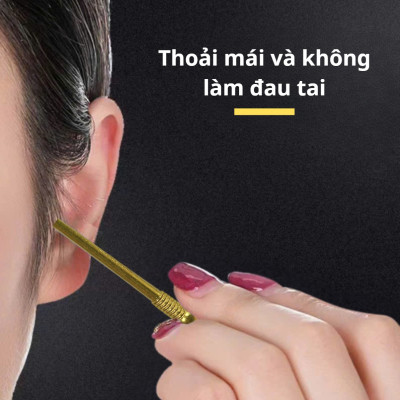 Cây Lấy Ráy Tai Bằng Hợp Kim Kẽm, Dụng Cụ Làm Sạch Tai Móc Chìa Khoá Nhà, Xe, Túi Xách