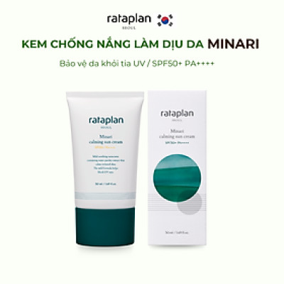 Kem chống nắng Minari RATAPLAN SPF50+ PA++++ làm dịu da, giúp bảo vệ khỏi tia UV 50ml