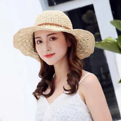 Mũ rộng vành chống nắng đi biển gấp gọn. Nón rộng vành chống nắng đi biển gấp gọn. Mũ đi biển rộng vành. Nón đi biển rộng vành chống tia UV thời trang Hàn Quốc dona21033018