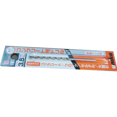 Combo Vít bê tông 4mm đầu bằng F438 & Mũi khoan bê tông 3.5mm đuôi kẹp Unika (Không cần tắc kê nhựa)