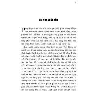 Luật cạnh tranh Việt Nam trong bối cảnh toàn cầu - bản in 2024