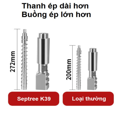 Máy ép dầu ăn thực vật thế hệ mới dùng kinh doanh sản xuất thương hiệu Mỹ Septree K39 - Công suất 1350W - Hàng nhập khẩu (Bảo Hành 1 Năm)