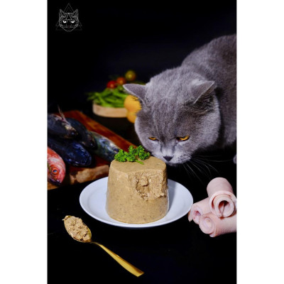 1Kg Pate Tươi THE PET VN Vị Cá Collagen Giúp Mèo Đẹp Da, Mượt Lông (Mixed ocean fish with collagen)