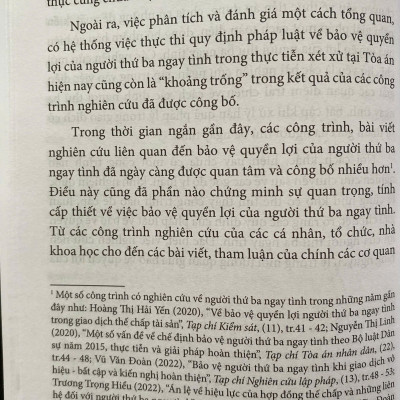 Bảo Vệ Quyền Lợi Của Người Thứ Ba Ngay Tình