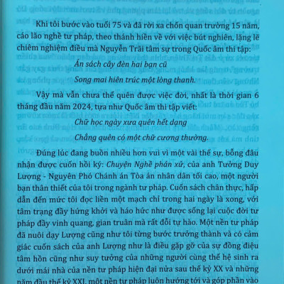 Chuyện nghề phán xử- những dòng chảy của ký ức