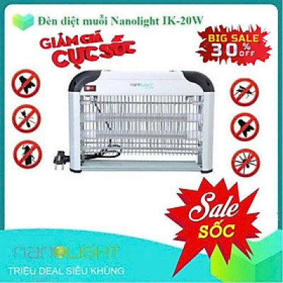 Đèn diệt muỗi và côn trùng Nanolight IK-20W (BẢO HÀNH CHÍNH HÃNG)