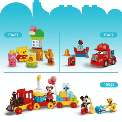 Đồ Chơi Lắp Ráp Nhà Câu Lạc Bộ Mickey Mouse Và Xe Hơi LEGO DUPLO 10454 (27 chi tiết)