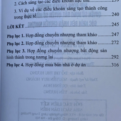 Soạn thảo hợp đồng hiệu quả (tuyển tập): Hợp đồng chuyển nhượng quyền sử dụng đất, quyền sở hữu nhà ở - góc nhìn bên nhận chuyển nhượng