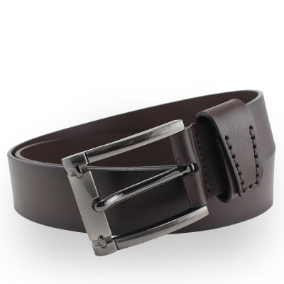 Dây Nịt Da Nam, Thắt Lưng Da Nam Smeraldo Sme_04_CB_ĐK4_MP8 Đầu Khóa Kim Da Bò Màu Đen, Nâu, Bò