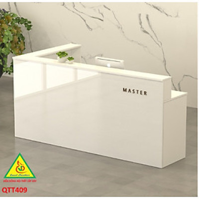 QUẦY LỄ TÂN, QUẦY TIẾP TÂN, QUẦY TÍNH TIỀN, QUẦY THU NGÂN QTT409 - Nội thất lắp ráp Viễn Đông Adv