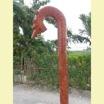 Gậy Batoong gỗ Hương trạm rồng dành cho người già