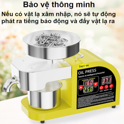 Máy ép dầu ăn thực vật dùng trong gia đình thương hiệu Mỹ cao cấp Septree X6 - Công suất 1150W - Hàng chính hãng (BH 1 NĂM)
