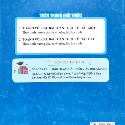 TOÁN 9 VỚI CÁC BÀI TOÁN THỰC TẾ THEO ĐỊNH HƯỚNG PHÁT TRIỂN NĂNG LỰC HỌC SINH TẬP 2