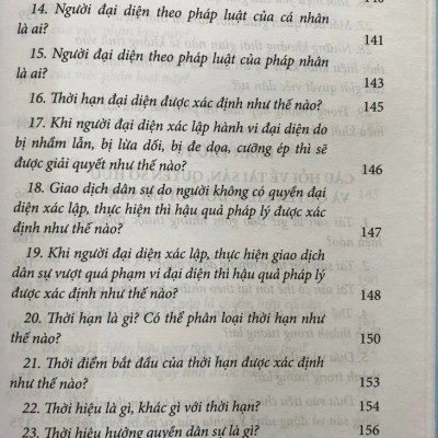 Câu hỏi thường gặp trong lĩnh vực dân sự