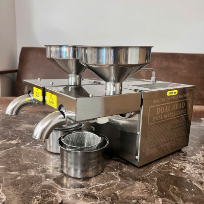 Máy ép dầu ăn thực vật 2 đầu kép đa năng thương hiệu Mỹ cao cấp Septree B02S Plus - Công suất 1900W - Hàng chính hãng