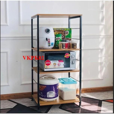 Kệ đa năng, kệ để đồ nhà bếp 4 tầng VKPK02 - Nội thất lắp ráp Viendong Adv