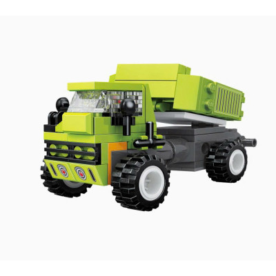 Đồ chơi - QMAN - 41110 Bộ xếp hình (6 trong 1) lắp ráp hợp thể Robot chiến đấu Giao Ngẫu nhiên KT 28x23x14.5 cm