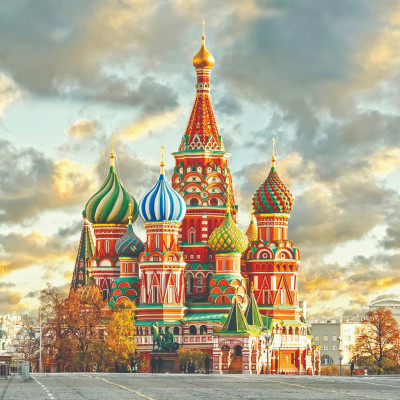 Nhà Thờ St. Basil, Nga - Bộ Tranh Ghép Hình Minh Châu 1500 Mảnh Kích Thước 60x80cm