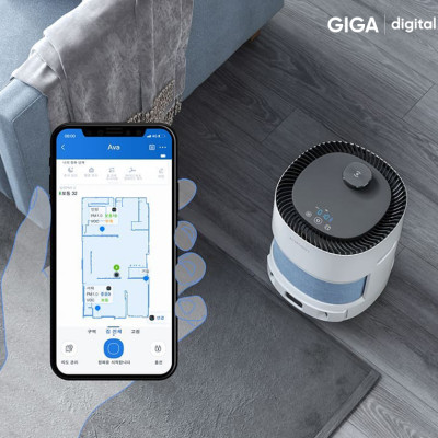 Robot Lọc Không Khí Ecovacs Airbot Andy Pro Kết Nối App Diệt Khuẩn UV - Hàng Chính Hãng