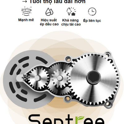 Máy ép dầu ăn thực vật, dùng trong gia đình thương hiệu Mỹ cao cấp Septree Z6 - Công suất 1250W - Hàng Chính Hãng (BH 1 NĂM)