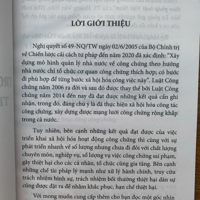Trách nhiệm bồi thường thiệt hại trong hoạt động công chứng theo pháp luật Việt Nam