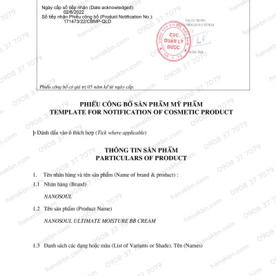 [KHUYẾN MÃI] Kem Chống Nắng Nâng Tông Kiềm Dầu Ultimate Moisture BB Cream SPF 33 PA +++ 50ml