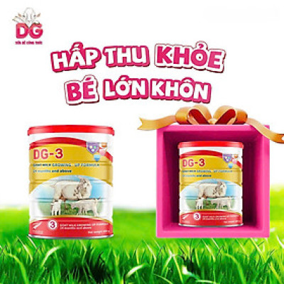 [TẶNG 1 LON DG-3 - HSD 10/2025] Sữa Dê Công Thức DG-3 400g [HSD 10/2025]