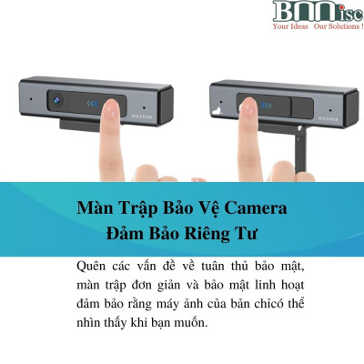 Webcam full HD 1080P MAXHUB UC W10 góc rộng 71 độ - Hàng Chính Hãng