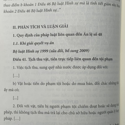 Án lệ Việt Nam – Phân tích và luận giải (Tập 2: từ án lệ 44 đến án lệ 70) – tái bản lần thứ nhất