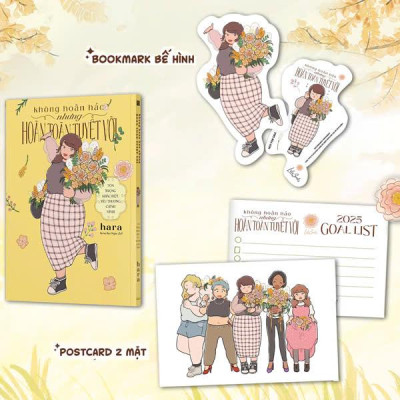 Sách - Không Hoàn Hảo Nhưng Hoàn Toàn Tuyệt Vời - Tôn Trọng Khác Biệt, Yêu Thương Chính Mình - Tặng Kèm Bookmark + Postcard