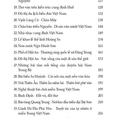  Cẩm nang du lịch: Việt Nam Non Sông Gấm Vóc - Miền Trung (Tái bản có sửa chữa, bổ sung)