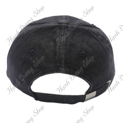 Mũ lưỡi trai jean rách bụi cá tính thêu chữ Finesse đẹp mắt hợp thời trang - Hạnh Dương