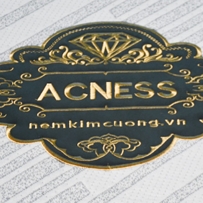 Nệm bông ép Kim Cương Acness 120x200x9cm (Màu ngẫu nhiên)