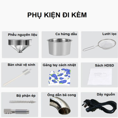 Máy ép dầu ăn thực vật thế hệ mới dùng kinh doanh sản xuất thương hiệu Mỹ Septree K39 - Công suất 1350W - Hàng nhập khẩu (Bảo Hành 1 Năm)
