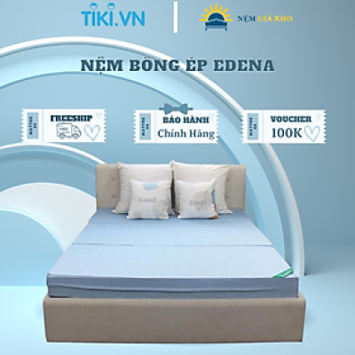 Nệm Bông Ép Gấp 3 Edena EDN109 (100 x 195 x 9 cm)