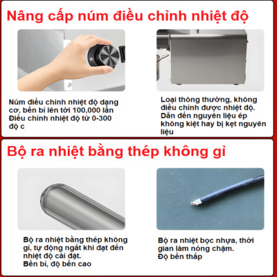 Máy ép dầu thực vật Nóng và Lạnh dùng trong gia đình hoặc nhà hàng thương hiệu Anh Quốc AOSIDA WF-J168 - Hàng Chính Hãng