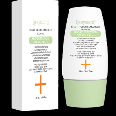 Kem đi nắng trắng da cho da mụn da dầu da hỗn hợp SMART TOUCH SUNSCREEN OIL CONTROL chai 50ml