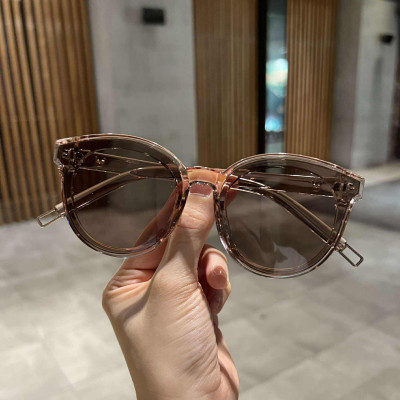 Kính râm màu Mắt tròn unisex sành điệu cho nam nữ