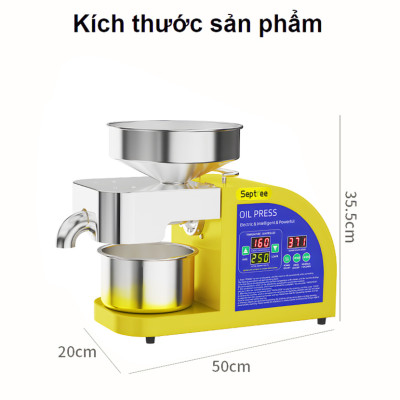 Máy ép dầu ăn thực vật dùng trong gia đình thương hiệu Mỹ cao cấp Septree X9 - Công suất 1300W - Hàng chính hãng