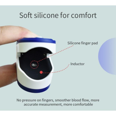 Máy đo nồng độ oxy và nhịp tim kẹp ngón tay cho kết quả nhanh chóng chính xác - Máy đo sp02 kẹp đầu ngón tay