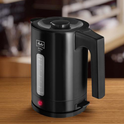 Ấm Đun Nước Melitta Easy Aqua (1.7L) - Đen - Hàng nhập khẩu