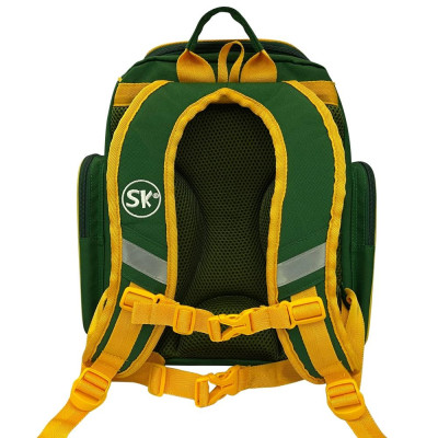 Ba Lô Học Sinh Chống Gù Smart Kids - Wood Super Team - Xanh Lá - B-010