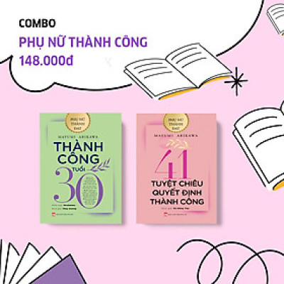 Sách - Combo Phụ nữ thành công Thành công tuổi 30 + 41 tuyệt chiêu quyết định thành công