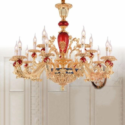 Đèn chùm loại 15 tay hiện đại, quý phái trang trí nội thất sang trọng, cao cấp - kèm bóng LED chuyên dụng.